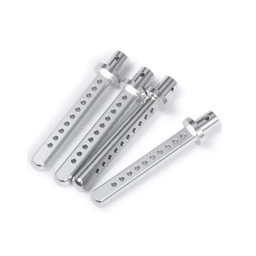 eejinwen for LCX for Racing 1/10 RC Crawler Aluminium Karosseriepfosten Upgrades Teile Zubehör for Ax-ial SCX10 SCX10 II 90046 90047(Silver) von eejinwen