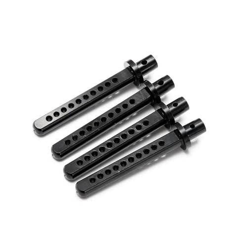 eejinwen for LCX for Racing 1/10 RC Crawler Aluminium Karosseriepfosten Upgrades Teile Zubehör for Ax-ial SCX10 SCX10 II 90046 90047(Zwart) von eejinwen