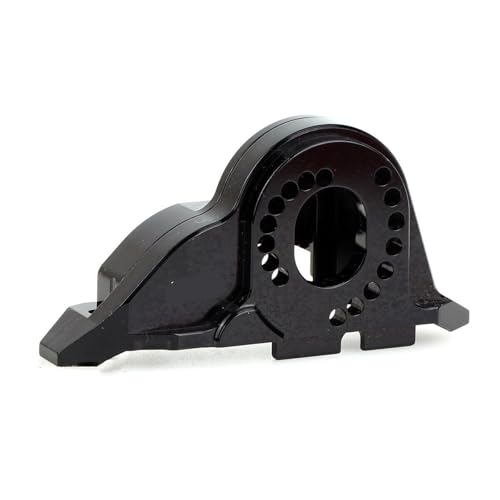 eejinwen for LCX for Racing 1/10 RC Crawler Aluminium Motor Mount Platte Getriebe Gehäuse for Tra-xxas TRX4 TRX6 Upgrades Teile Zubehör(Zwart) von eejinwen