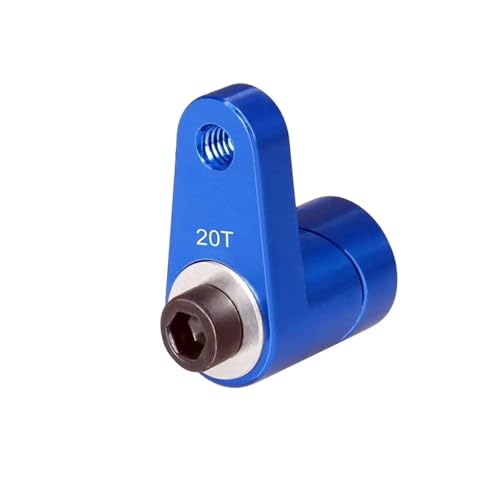 eejinwen for LCX for Racing RC Truck Aluminium Servo Saver Servo Arm Servo Horn for ARR-ma 1/14 1/16 1/18(Blauw) von eejinwen