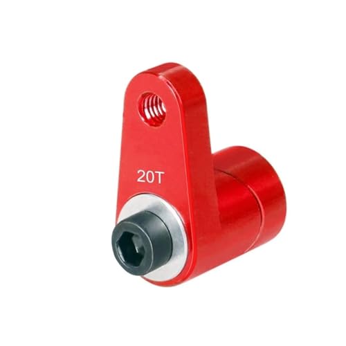 eejinwen for LCX for Racing RC Truck Aluminium Servo Saver Servo Arm Servo Horn for ARR-ma 1/14 1/16 1/18(Rood) von eejinwen
