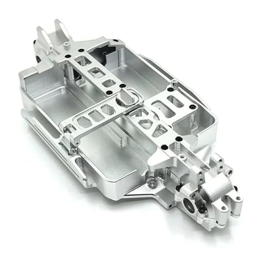 eejinwen for M-JX for Hy-per Go 16207 16208 16209 16210 H16 M162 Metallkarosserie-Chassis 1/16 RC-Auto-Upgrade-Teile Zubehör(Silver) von eejinwen
