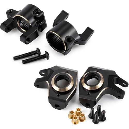 eejinwen for SCX10 II Messinggewichte C-Nabe 30 g Caster Blocks96 g Achsschenkel for Vorderachse for 1/10 RC Crawler AR44 Axial SCX10 Upgrades von eejinwen
