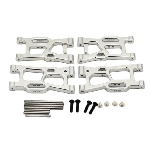 eejinwen for Wl-Toys 124008 124010 144001 144002 144010 144016 144018 124016 124017 124018 124019 RC ferngesteuertes Auto Schwingarmteile(Silver) von eejinwen