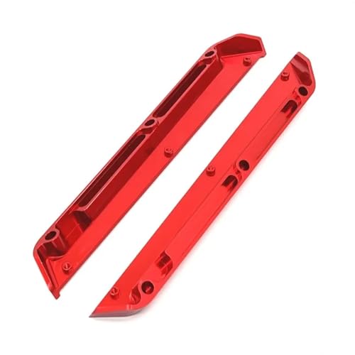 eejinwen for Wl-Toys 124016 124017 124018 124019 124007 Metall Chassis Schutz Boden Schutz 124019-1824 1/12 RC Auto Upgrade Teile(Rood) von eejinwen