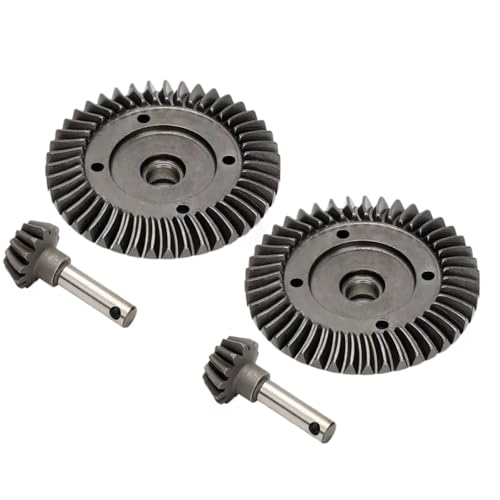 for 38T/13T 43T/13T AX30392 Stahl Heavy Duty Kegelstirnradgetriebe for RC 1/10 Axial SCX10 for Yeti for Wra-ith AX10 EXO RR10 SMT10(2SET 43T-13T) von eejinwen