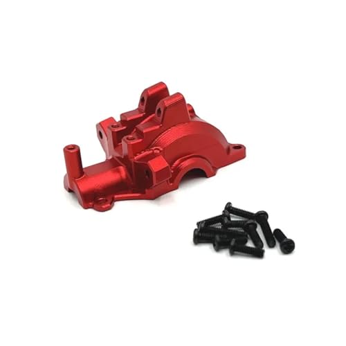for SCY 16101 16102 16103 16201 for C8805 Q130A Metall Front Getriebe Gehäuse Getriebe Box Differential Fall 1/16 RC Auto Upgrade par(Rood) von eejinwen