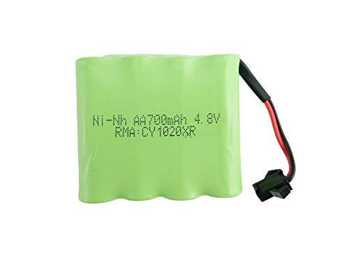 efaso Akku 4,8V / 700mAh / NI-MH/HBX Stecker/für Huina 1520 1540 alte Version / E568-003 Volvo Bagger von efaso