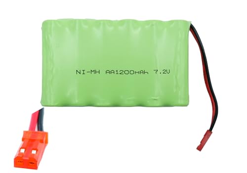 EFASO 7,2 V Akku 500 mAh Wiederaufladbar NiMH Ersatzakku passend für Huina 1550 1573 s-Idee 18145 Bagger Ferngesteuerte Trucks RC Cars von efaso