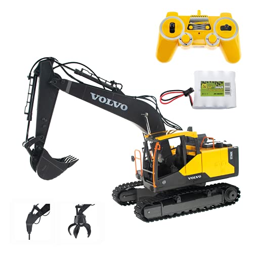 efaso Double E E568-003 RC Volvo Bagger mit wechselbaren Werkzeug 2,4GHz 1:16 + Zusatz Akku 4,8V / 2000mAh / NI-Mh/HBX Stecker efaso Double E E568-003 RC Volvo Bagger mit wechselbaren Werkzeug 2,4GHz 1:16 + Zusatz Akku 4,8V / 2000mAh / NI-Mh/HBX Stecker von efaso