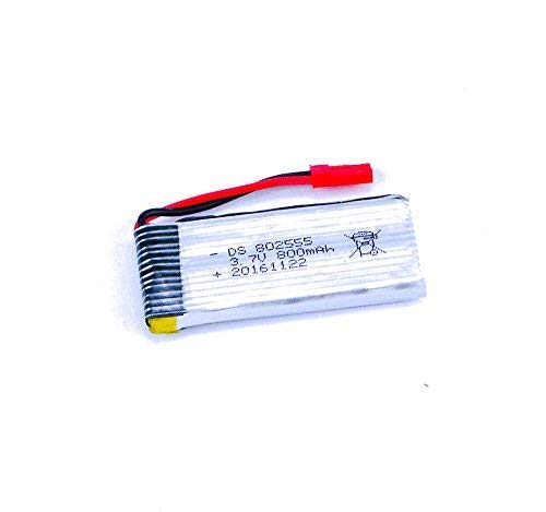 efaso Ersatzteil Akku 3,7 V 800 mAh passend für DFD F181 F187 F163 JJRC H12C von efaso