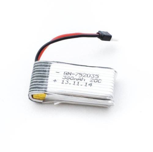 efaso Ersatzteil Hubsan x4 H107 / H107C / H107D FPV - Akku 3,7 V 380 mAh von efaso