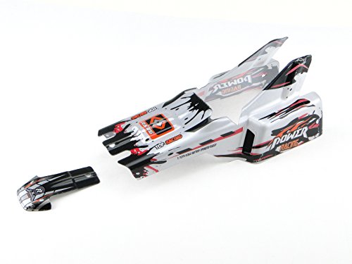 efaso Ersatzteil WLtoys L202 - L959-47/48/49 - Haube - Farbe wählbar - Auch passend für WLtoys L959 (Silber) von efaso