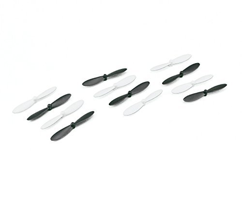 efaso Ersatzteile - 3 x Rotorblätter Set (12 Rotoren) - Passend für: Hubsan x4 H107, H107L, H107C, H107D, Revell 24090, Carrera 503003, QS 550, Amewi Spy Shadow, Rayline 310B, Simulus GH-4.CAM, GH-4.LIVE, GH-4.Mini von efaso