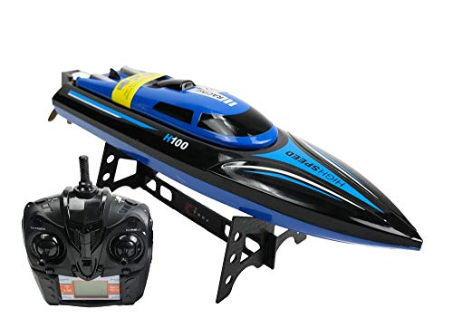 efaso H100 RC Boot ferngesteuertes Rennboot Racing Boot 2,4 GHz für Seen und Pools High Speed 25km/h schnell Bootsspielzeug von efaso