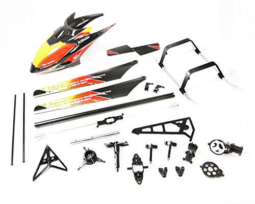 efaso Helikopter V913 Crash-Kit 1-18-teilig - inkl. Haube - auch passend zu Monstertronic MT-400, Simulus GH-720 von efaso