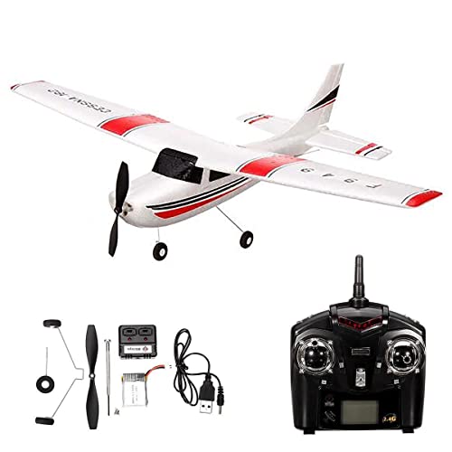 efaso RC Flugzeug F949S Cessna 3-Kanal Ferngesteuertes Flugzeug Robustes EPO-Material Version2022 mit Gyroskope Zusatzpropeller 2,4 GHz Segelflugzeug RTF efaso RC Flugzeug F949S Cessna 3-Kanal Ferngesteuertes Flugzeug Robustes EPO-Material Version2022 mit Gyroskope Zusatzpropeller 2,4 GHz Segelflugzeug RTF von efaso