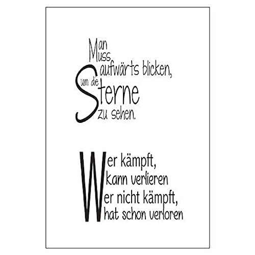 Stempel Clear, Man muss aufwärts blicken, um, A7 / 74 x 105 mm, 2 - teilig, transparent Stempel Clear, Man muss aufwärts blicken, um, A7 / 74 x 105 mm, 2 - teilig, transparent von efco