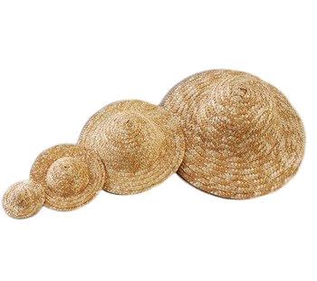 Strohhut natur hell, 11,5 cm Strohhut natur hell, 11,5 cm von efco
