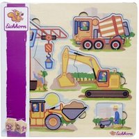 EICHHORN 100005484 Holz-Puzzle Baufahrzeuge von eichhorn