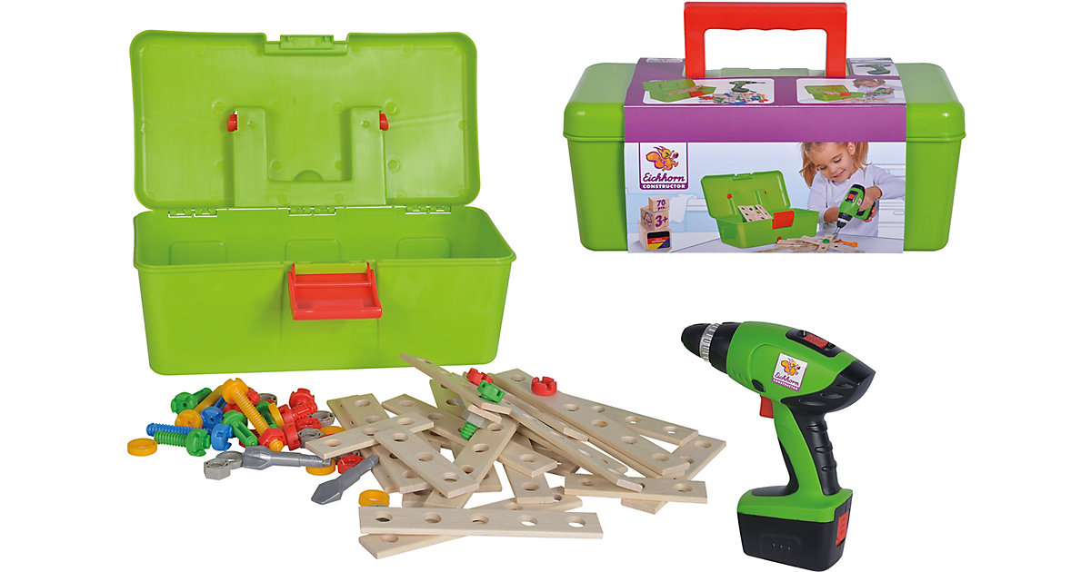 Constructor - Werkzeugbox inkl. Kompakt-Schrauber, 70-tlg. Constructor - Werkzeugbox inkl. Kompakt-Schrauber, 70-tlg. von eichhorn