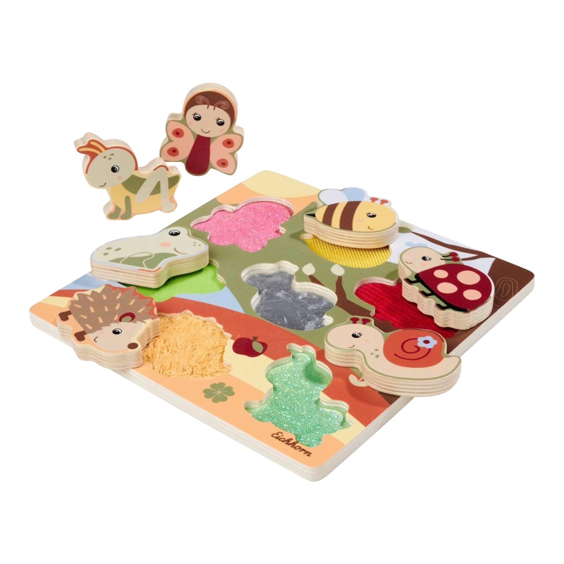 Eichhorn Fühlpuzzle mit Stoff von eichhorn