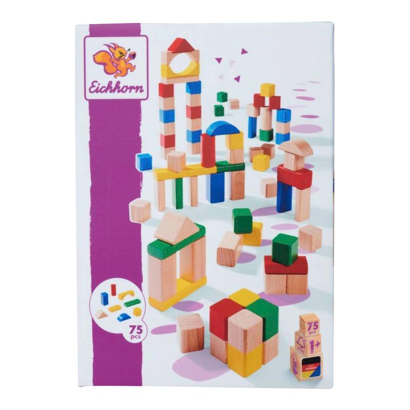Eichhorn Holzbausteine Bunt /Natur von eichhorn