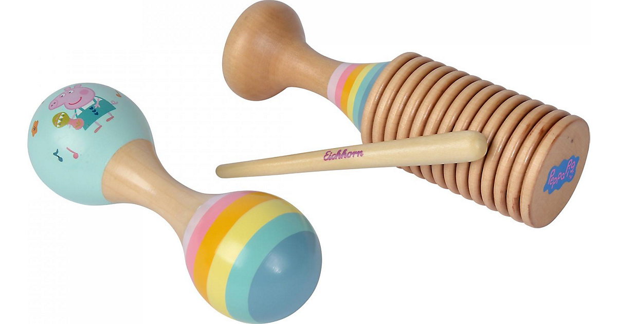 Peppa Pig Maraca und Ratsche Set von eichhorn