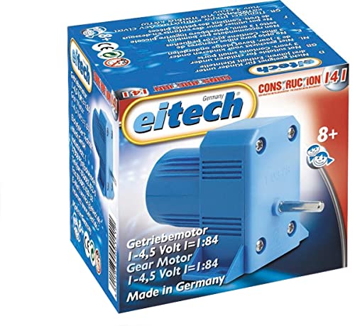 Eitech 00141 Modellbaukästen-Ergänzungsbox Getriebemotor 4.5 V mit Übersetzung 1:84, Multi Color von Eitech