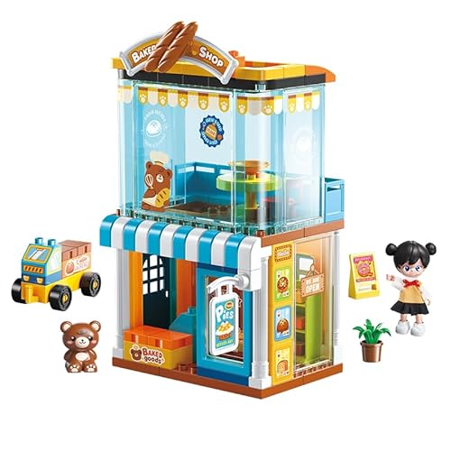 ekuci 122-teiliges großes Bausteinset – Großes Bäckereihaus, kompatibel mit Duplo – Kreative Bausteine für Mädchen und Jungen Mitgebsel ekuci 122-teiliges großes Bausteinset – Großes Bäckereihaus, kompatibel mit Duplo – Kreative Bausteine für Mädchen und Jungen Mitgebsel von ekuci