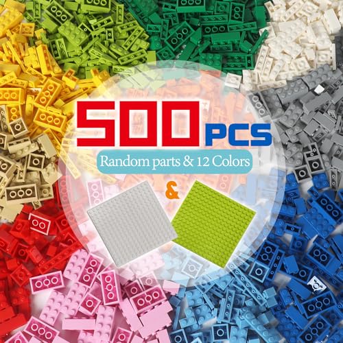 ekuzi 500+ Stücke Classic Bausteine Building Blocks, Klassische Basic Steine Nachfüllpacks kompatibel ekuzi 500+ Stücke Classic Bausteine Building Blocks, Klassische Basic Steine Nachfüllpacks kompatibel von ekuzi