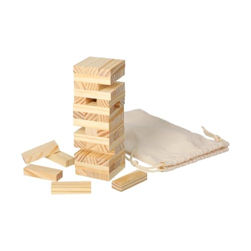 Reisespiel Set 'Collection' - Brettspiel-Sammlung aus Holz mit Schachfiguren, Spielsteinen & Würfeln für Familie & Kinder ab 6 Jahre - ideal für Urlaub, Auto, Strand & zu Hause, Farbe:natur von elasto PROMOTION FOR LIFE