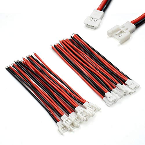 10 Paar 2,0 mm Spade 2P Kabel Stecker und Buchse für 1S Lipo Akku Ladedrohne Syma X5C X5SW SNAPTAIN S5C 10 Paar 2,0 mm Spade 2P Kabel Stecker und Buchse für 1S Lipo Akku Ladedrohne Syma X5C X5SW SNAPTAIN S5C von elechawk