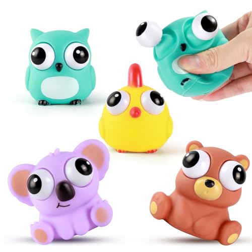 Tiere Stress Stress Spielzeug, 4 Stück Lustig Anti Stress Spielzeug, Antistress Spielzeug Kinder, Fidget Toys, Squeeze Spielzeug für Erwachsene und Kinder, Mitbringsel Kindergeburtstag gastgeschenke Tiere Stress Stress Spielzeug, 4 Stück Lustig Anti Stress Spielzeug, Antistress Spielzeug Kinder, Fidget Toys, Squeeze Spielzeug für Erwachsene und Kinder, Mitbringsel Kindergeburtstag gastgeschenke von elfish kids