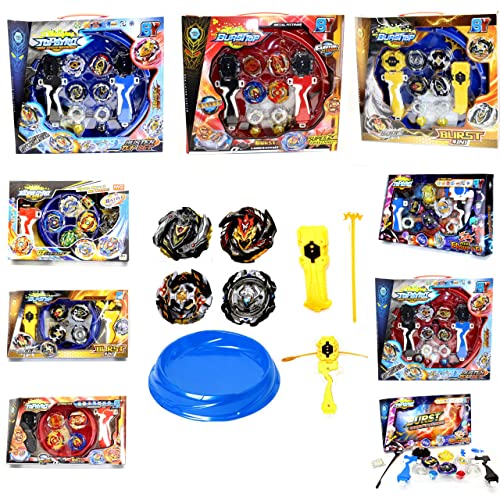 Elrozo 4er Set s Wählbar mit und ohne Arena 4 Kreisel für Burst Evolution Rise Turbo Arena (T4-02 B-128 B-127 B-117 B-129) von Elrozo