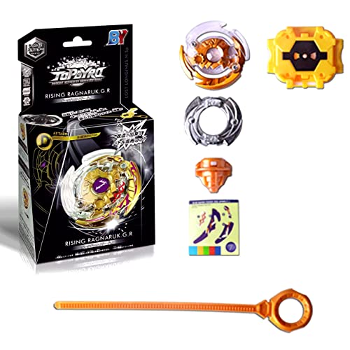 elrozo B-00-42 Doomscizor Dark Death Sizer Gold + Launcher Kreisel für Burst Turbo Evolution Rise Arena von elrozo