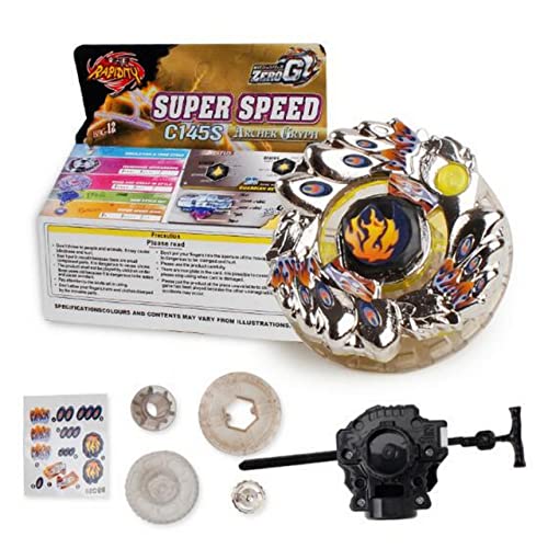 elrozo Rapidity Thief Phoenic + Launcher Kreisel für Zero G Metal Fusion 4d Fury Arena von elrozo