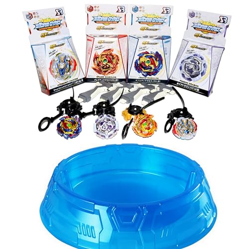 elrozo 4er Sets Wählbar Kreisel für die Burst Evolution Rise GT Surge Quaddrive Quad Drive Arena (4er Burst Set 01) von elrozo
