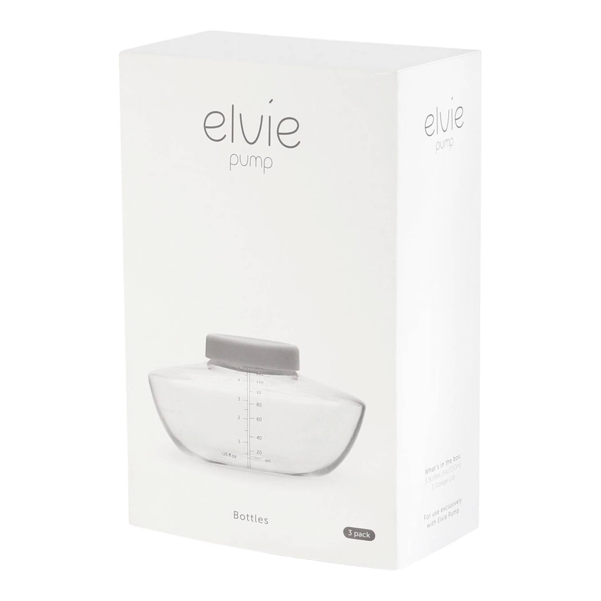 Elvie 3er-Pack Pump Flaschen, 150ml von elvie