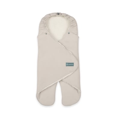 emma & noah Einschlagdecke mit Füßen Essential Beige von emma&noah