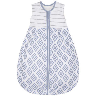emma & noah Schlafsack Rauten Blau von emma&noah