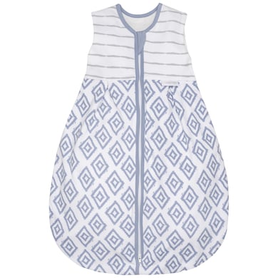 emma & noah Schlafsack Rauten Blau von emma&noah