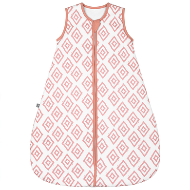 emma & noah Schlafsack Rauten Rosa von emma&noah
