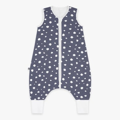 emma & noah Schlafsack mit Füßen Punkte Blau von emma&noah