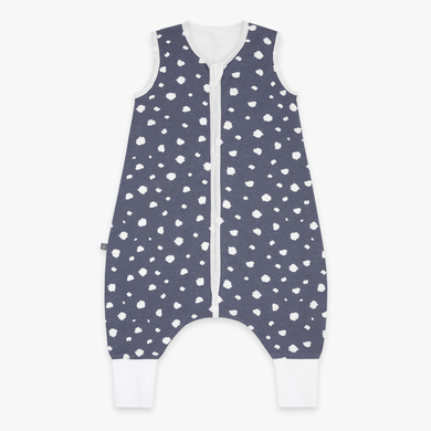 emma & noah Schlafsack mit Füßen Punkte Blau von emma&noah