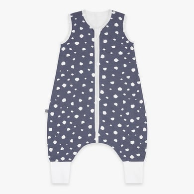 emma & noah Schlafsack mit Füßen Punkte Blau von emma&noah