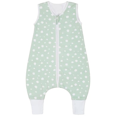 emma & noah Schlafsack mit Füßen Punkte Mint von emma&noah