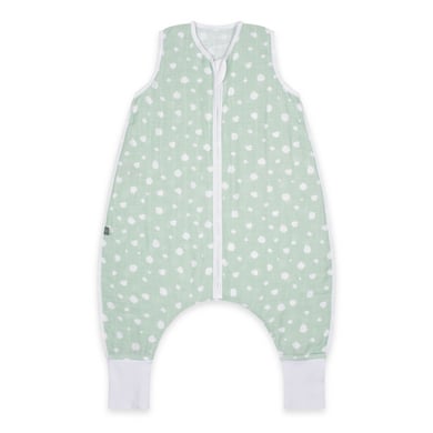 emma & noah Schlafsack mit Füßen Punkte mint von emma&noah