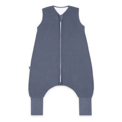 emma & noah Schlafsack mit Umschlag-Füßen Essential Blau von emma&noah