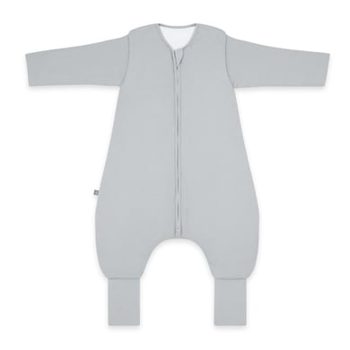 emma & noah Schlafsack mit Umschlag-Füßen und Ärmeln Essential Grau von emma&noah
